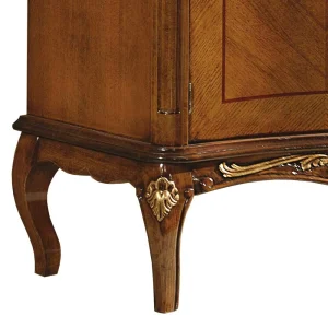 100 Cm Hohes Sideboard In Nussbaum & Gold – Aciara 11
