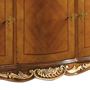 100 Cm Hohes Sideboard In Nussbaum & Gold – Aciara 13