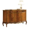 100 Cm Hohes Sideboard In Nussbaum & Gold – Aciara 22