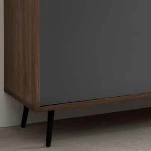 118x76x40 Skandi Kombi-Kommode In Grau – Nuies 10