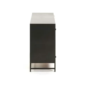 120x75x40 Design Kommode Mit Rattan Front – Nairos 18