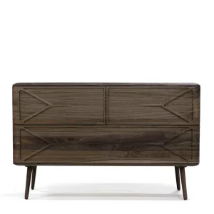 120x78x40 Design Kommode Aus Nussbaum – Rivossa 9