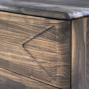 120x78x40 Design Kommode Aus Nussbaum – Rivossa 11
