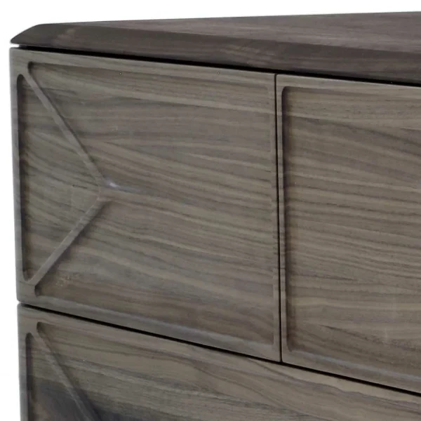 120x78x40 Design Kommode Aus Nussbaum – Rivossa 6