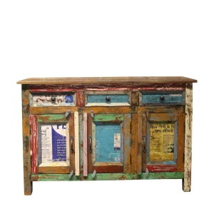 120x78x45 Shabby Kommode Aus Recyclingholz – Slinida 8