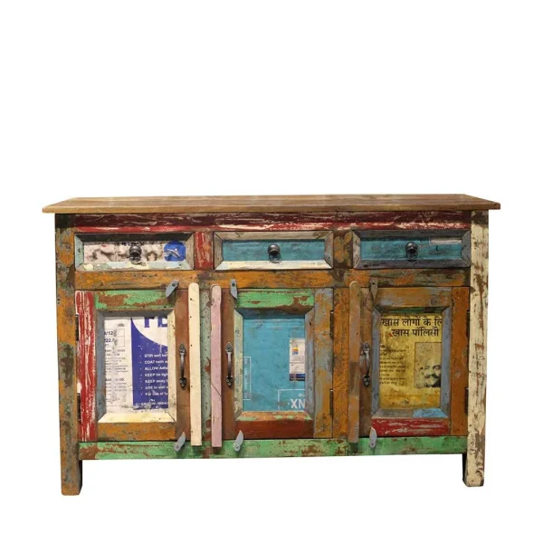 120x78x45 Shabby Kommode Aus Recyclingholz – Slinida 3