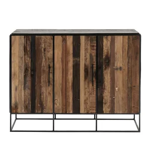 120x90x45 Design Kommode Mit Drei Türen – Enzilon I 10