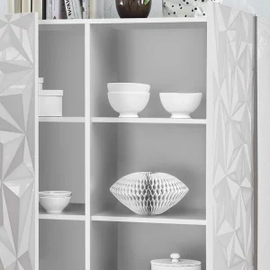 121x111x42 Schrank In Weiß Hochglänzend – Vovasoma 13