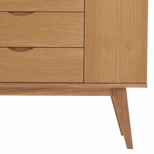 122 Cm Breites Sideboard In Eiche Geölt – Number 6