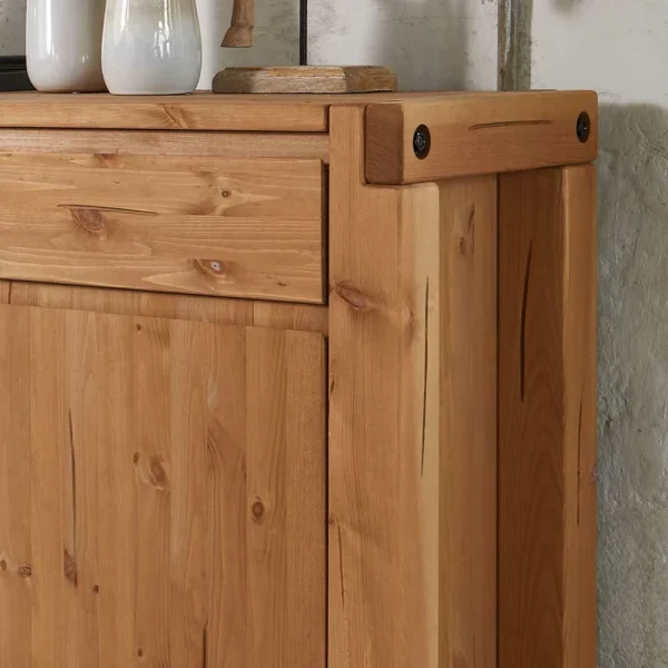 122x88x44 Moderne Holzkommode Aus Kiefer – Delamaro 4