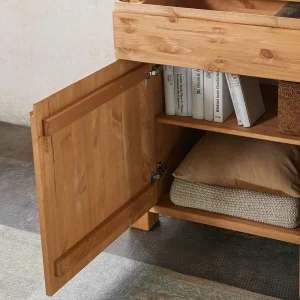 122x88x44 Moderne Holzkommode Aus Kiefer – Delamaro 14