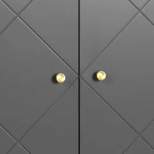 124x87x42 Türen Kommode Zweifarbig – Vinosca 18