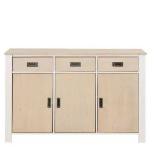 125x80x35 Scandi Kommode Zweifarbig – Airina 9