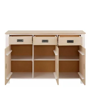 125x80x35 Scandi Kommode Zweifarbig – Airina 11