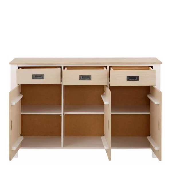 125x80x35 Scandi Kommode Zweifarbig – Airina 4