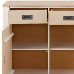 125x80x35 Scandi Kommode Zweifarbig – Airina 15