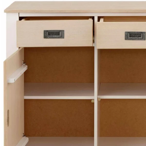 125x80x35 Scandi Kommode Zweifarbig – Airina 6
