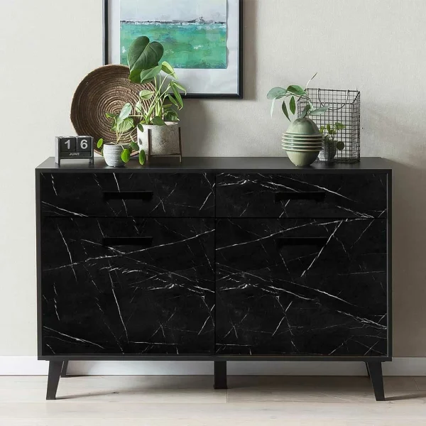 126x85x40 Kommode Im Marmor Look – Jaennos 3
