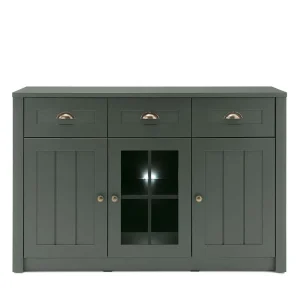 130cm Landhaus Sideboard In Dunkelgrün – Niestov 12