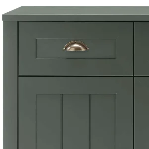 130cm Landhaus Sideboard In Dunkelgrün – Niestov 16