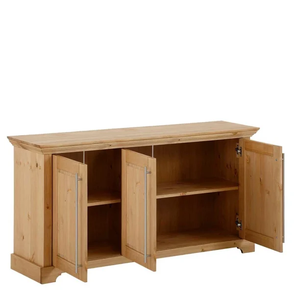 132x70x39 Moderne Holzkommode Mit Drei Türen – Noellisa 5