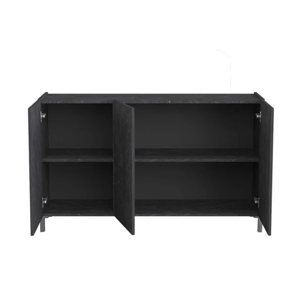 132x82x42 3-türige Kommode In Marmor-Optik – Mespiva 4