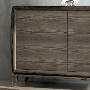 132x96x56 Mid Century Türenkommode In Braun – Lacruzira 6