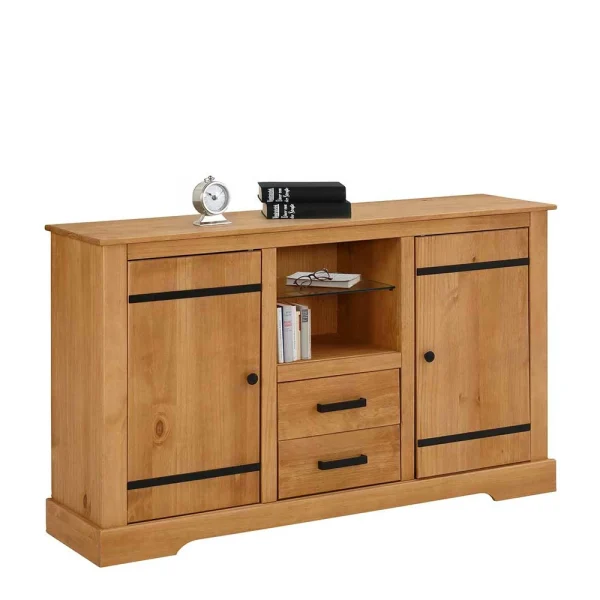 135x80x35 Vollholzkommode Im Landhausstil – Olanja 3