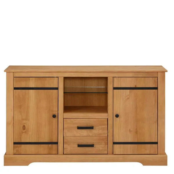 135x80x35 Vollholzkommode Im Landhausstil – Olanja 4