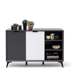 137x92x40 Kommode In Grau & Weiß – Vadids 10