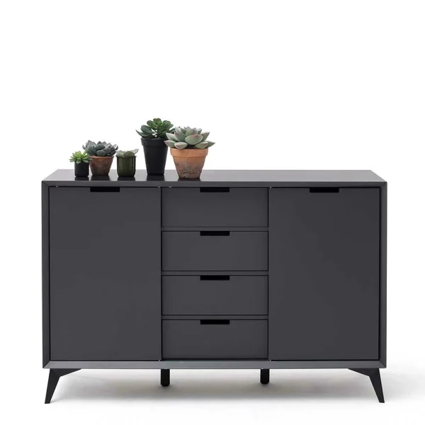137x92x40 Kommode In Grau & Weiß – Vadids 4