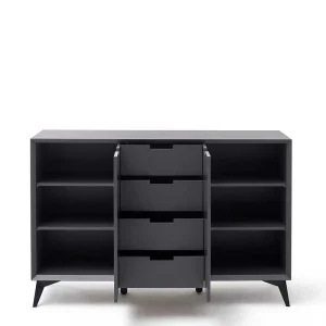 137x92x40 Kommode In Grau & Weiß – Vadids 14