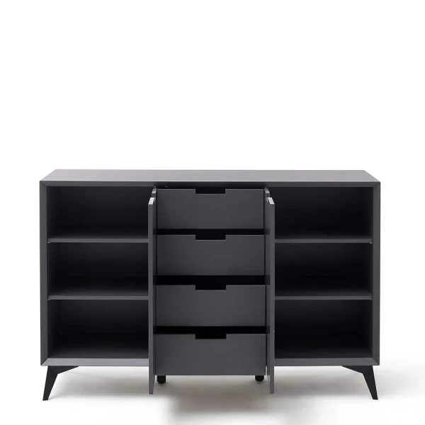 137x92x40 Kommode In Grau & Weiß – Vadids 5
