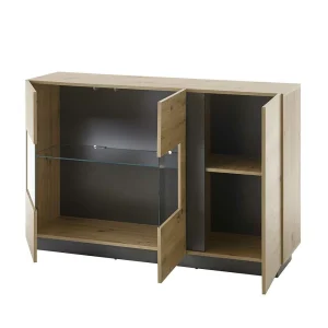 138cm Breite Kommode Mit Glaseinsatz – Lairian 14