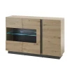 138cm Breite Kommode Mit Glaseinsatz – Lairian 22
