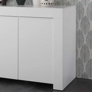 138x81x42 Wangengestell Kommode In Weiß – Mikes 13