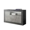 138x86x43 Design-Kommode In Grau Zweifarbig – Casmas 14