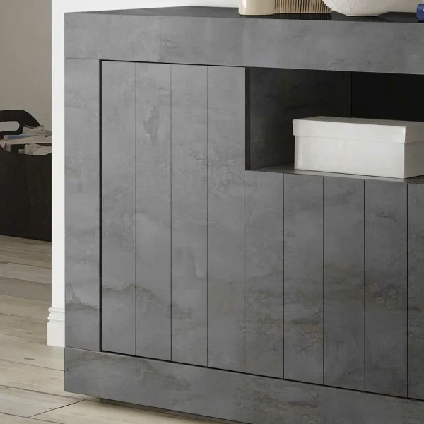 138x86x43 Esszimmer Kommode In Dunkelgrau – Putri 5