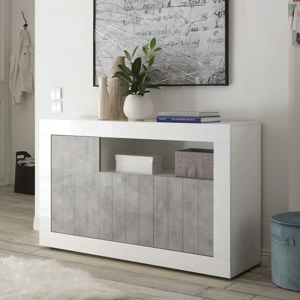 138x86x43 Kommode In Dekor Beton – Niris 3