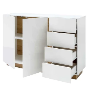 138x91x40 Cm Wohnzimmer Kommode Zweifarbig – Myrda 14