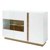 138x91x40 Kommode Mit Glas 3-türig – Myrda 19