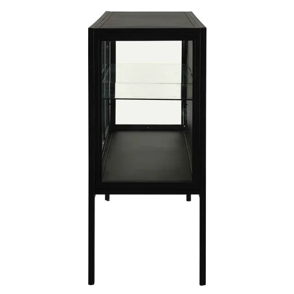 139x90x40 Türen-Kommode Vitrine Aus Glas & Metall – Ricona 5
