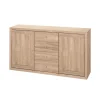 140x80x35 Sideboard In Holzoptik Sonoma-Eiche – Caroglu 22