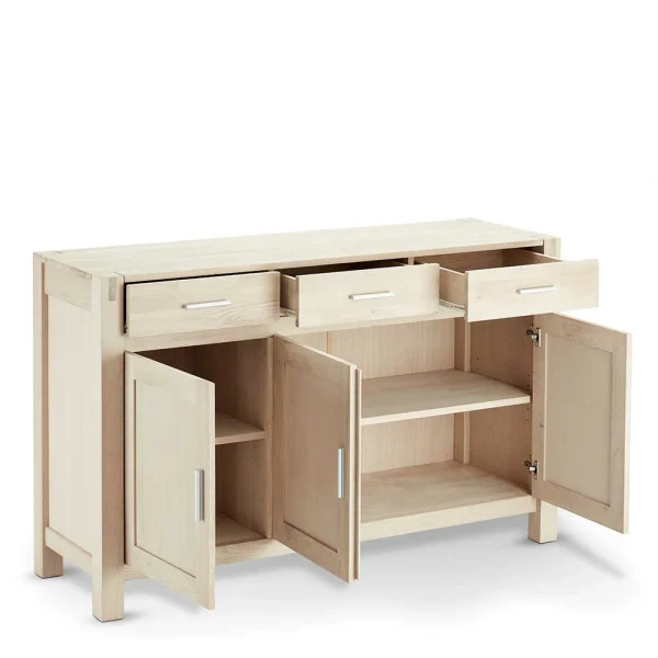 140x86x45 Kombi-Kommode In Eiche Geseift – Neclos 4
