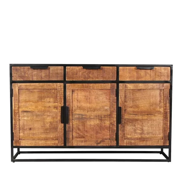 140x90x40 Rustikale Kommode Mit Bügelgestell – Evradon 5