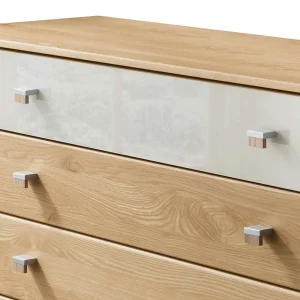 141cm 5 Schubladen Kommode In Eiche & Beige – Emdsiva 8