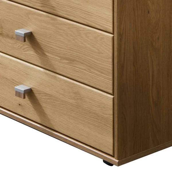 141cm 5 Schubladen Kommode In Eiche & Beige – Emdsiva 4