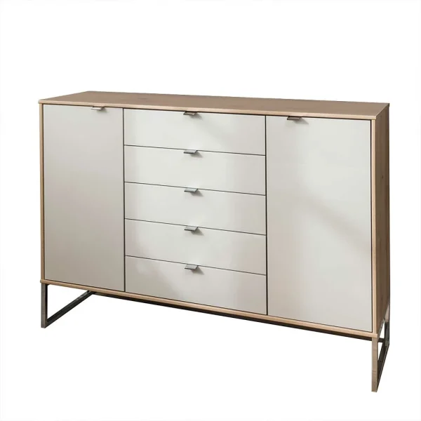 141x105x43 Sideboard In Beige Glas – Crascanu 1