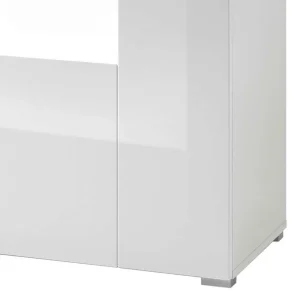 144x82x40 Cm Hochglanz Sideboard In Weiß – Timmona 18