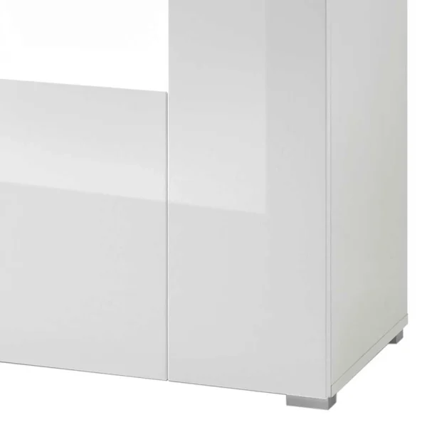 144x82x40 Cm Hochglanz Sideboard In Weiß – Timmona 7